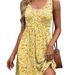 European And American 2025 Summer Sleeveless Printed Mini Sundress Casual Vacation Short Dress_ecoleips.com