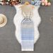 Women's Clothing Gradient Striped Vest Dress Female Summer Slim High End Sleeveless Knitted Long Skirt_ecoleips.com