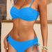 Women's Versatile Three Piece Bikini Swimsuit European And American Style for Beach Vacation_ecoleips.com