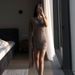 Summer Solid Color One Shoulder Bodycon Dress for Women European American Style Ruched Ribbon Slim Fit Elegant Wholesale 2025_ecoleips.com