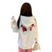 Women's High-End Hooded Fleece Lined Thick Sweatshirt Autumn/Winter American Trendy Brand Simple Casual Comfortable Top_ecoleips.com