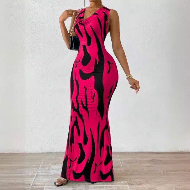 Women's Sweet Fresh V Neck Pullover One Piece Dress European American Style Spring Fashion Cute_ecoleips.com