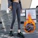 New Winter 2025 Women's High-Waisted Slim-Fit Thickened Warm Stretch Denim Pants With Fleece Lining For Outdoor Wear_ecoleips.com
