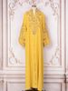 Women's Clothing Middle East Saudi Robe Dubai Travel Party New Rope Embroidery Elegant Long Sleeved Dress Abaya_ecoleips.com