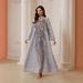 NC64 Mesh Embroidery Sequined Long Skirt Cross Border Dress Abaiya Women's Muslim Fashion Clothing_ecoleips.com