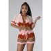 Women's Clothing Spring Knitted Short Sleeved Shorts Casual Suit Two Piece Suit_ecoleips.com