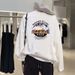 Women's American Retro Style Cotton Sweatshirt Fleece Lined Thickened Winter Top Loose Lazy Style Spring Autumn 2023 New_ecoleips.com