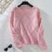 Fuzzy Rain Fashion Hollow Out Sequin Knitted Women, New Autumn Winter European And American Cross-Border Diamond Pattern_ecoleips.com