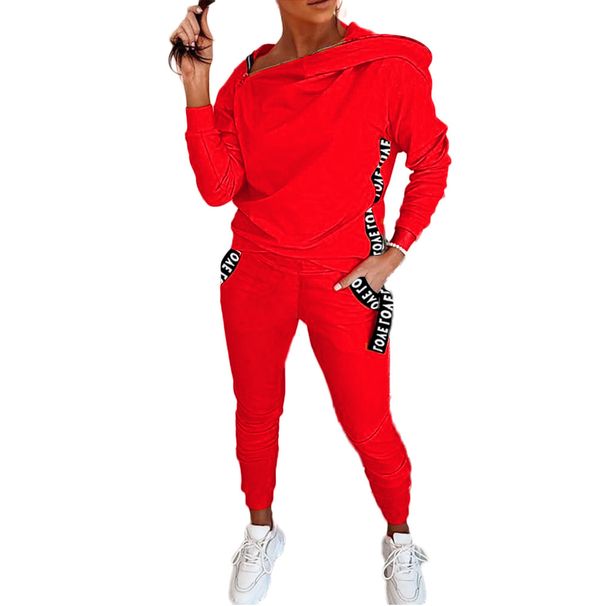 Women’s Hooded Sportswear Set – Trendy Autumn Casual Outfit For Street Style & Comfort_ecoleips.com