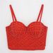 Manufacturer Wholesale Pearl Camisole For Women, Trendy Ins-style, Sexy Cropped With Exposed Back And Navel, Women's_ecoleips.com