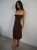 Mozision Spaghetti Strap Backless Sexy Midi Dress Women Elegant Sleeveless Bodycon Club Party Slip Long Dress Female Clothes_ecoleips.com