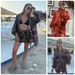 Women's Bohemian Style Paisley Print Two Piece Set Lightweight Jacket And Matching Skirt Summer Beach Vacation Clothing_ecoleips.com