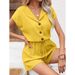 Women's Clothing Summer Suit Cardigan Bat Sleeve Waist Shorts Casual Fashion_ecoleips.com