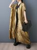 Oversized Vintage Dresses For Women Summer New V-Neck Short Sleeve Loose Casual Long Ladies Dress Fashion Elegant Clothing 2026_ecoleips.com