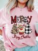 European And American Cross-border Foreign Trade Women's Clothing Christmas-themed Round-neck Printed Short-sleeve_ecoleips.com
