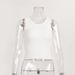 Aria Basics Aria Basics Cross-Border Knitted For Women, European And American Style, Summer 2025, Solid Color, Slim Fit, Ribbed Inner Layer,_ecoleips.com