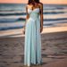 2025 New Style Summer Women's Elegant Strapless Sleeveless Long Slim Fit Backless Dress For Women_ecoleips.com