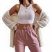 Women's Clothing Women's Style Milk Silk Sports Top Short Slim Fit Tank Top Racerback Vest Tight Fitting Summer_ecoleips.com