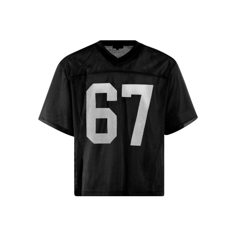 Men's Loose Fit Breathable Mesh Letter Print T-Shirt Summer Streetwear Casual Tee - S-XXXL (White/Black/Navy)_ecoleips.com