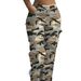 Women's Camouflage Cargo Pants Multi-Pocket Outdoor Hiking Straight Leg Casual Joggers Comfortable Fit_ecoleips.com