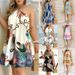 Women's Clothing Off-Shoulder Halter Neck Dress Loose Style Spring/Autumn Regular Thickness_ecoleips.com