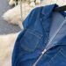French Retro Style Women's Denim Dress High Waisted Slimming A-Line Skirt Korean Summer Lapel Zipper_ecoleips.com