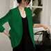 Women's Slim Fit Professional Office Lady Style Suit Jacket Padded Shoulders Casual Fashionable Elegant Spring Autumn_ecoleips.com