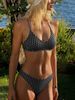 Women's Polka Dot Bikini Set, Low-Rise Sexy Two-Piece Swimsuit Quick Dry Swimwear For Beach Pool Vacation_ecoleips.com
