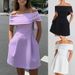 Women's Clothing Spring And Summer New Belt Shoulder Dress Leisure Fashion Party Dress_ecoleips.com