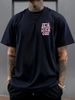 Men's Casual Cotton T-Shirt Trendy Print Relaxed Fit Short Sleeve Tee for Campus Streetwear_ecoleips.com