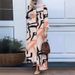 Verve 2025 Muslim Women's Fashion Floral Print Two-Piece Spring And Autumn Clothing Long Shirt Wide-Leg Pants Set_ecoleips.com