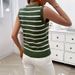 DiYun European And American Foreign Trade 2024 Spring/Summer Women's Casual V-Neck Color-Block_ecoleips.com