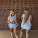 Women's Summer Casual Sleeveless Denim Dress And Shorts Set New Style for Spring Autumn Fashion Comfortable Clothing_ecoleips.com