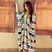 Women's Clothing Women's Middle Eastern Fashion Striped Bat Sleeve Muslim Tank Coat Two Piece Abaya Dress Modest Abaya Dress_ecoleips.com