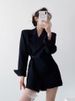 Women's Blazer 2026 New Autumn Collection, Waist-cinching Design, Youthful Elegant, Popular Mid-length Style,_ecoleips.com