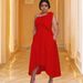D3058M European And American Women's Clothing 2022 One-shoulder Large Hem Irregular Fashion Cross-border Dress_ecoleips.com