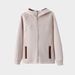 Women's Fleece-Lined Zip-Up Hoodie With Windproof Design - Oversized Pullover Sweatshirt With Color Blocking For Autumn & Winter_ecoleips.com