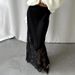 Talenza White Lace Skirts Women New High Waist Casual Lace Patchwork See Through Skirt Fashion Commuter Streetwear Female Skirts_ecoleips.com