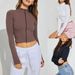 Women's Clothing Lightweight Yoga Jacket With UPF Sun Protection Stand Collar & Full-Zip For Women - Breathable Long Sleeve Workout Cover-Up (Black)_ecoleips.com