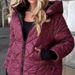 girl 2025 Quilted European And American Style 's Coat Autumn Winter New Lightweight Warm Cotton Short Hooded Jacket For_ecoleips.com