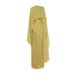 Elegant Tassel-Trim Long Dress – Solid Color Shawl Design Slim Fit Maxi Skirt For Women (S-XL, Yellow)_ecoleips.com