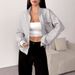 AD748 New American-style Fashion Retro Cardigan Autumn And Winter, Loose, Slimming, Versatile, Casual Sweatshirt For_ecoleips.com