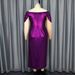 Women's Clothing New Off Shoulder V Neck Banquet Evening Dress Evening Party Pleated Small Sleeve Cover Dresses_ecoleips.com