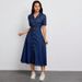 Women's Slim Waist Denim Dress Spring Summer High End Temperament Reducing Fashion_ecoleips.com