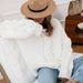 Chunky Knit Sweater – Oversized V-Neck Cable Pullover (S-4XL, 12 Colors, Polyester-Cotton Blend, Fall/Winter Essential)_ecoleips.com