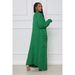 Women's Clothing Loose Knitted Cardigan Cozy Oversized Knit Cardigan With Pockets, Long Cable Sweater Coat Loose Boho Chic Open Front Cover-Up_ecoleips.com