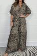Women's Leopard Print Wide Leg Jumpsuit Casual Fashion European American Style New Arrival_ecoleips.com