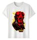 Women's T-Shirts T-shirt Muscle Freaks Hellboy Cartoon Style Hell Boy Comic_ecoleips.com