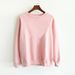 Spring Autumn Tops Female Students, Korean-style Trendy Long-sleeve Loose-fitting Friends And Sisters, Thin Hoodless_ecoleips.com
