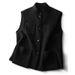 Aria Basics In-stock Korean And Japanese Foreign Trade Women's Coat, Solid Color Double-sided Woolen Vest Top_ecoleips.com